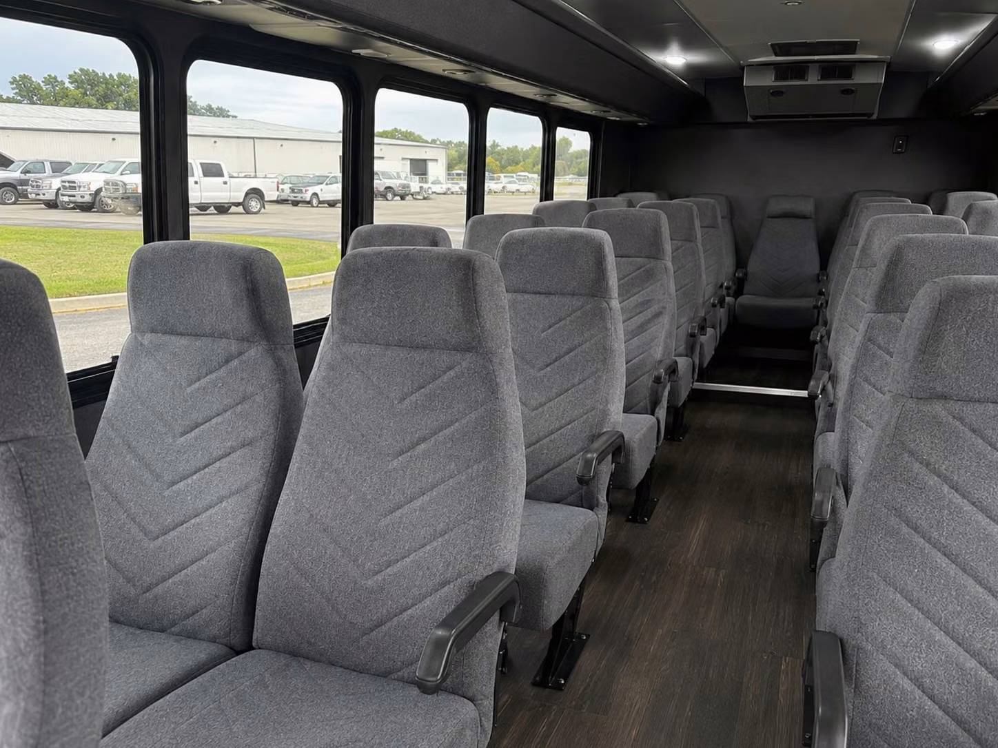 15 passenger minibus inside