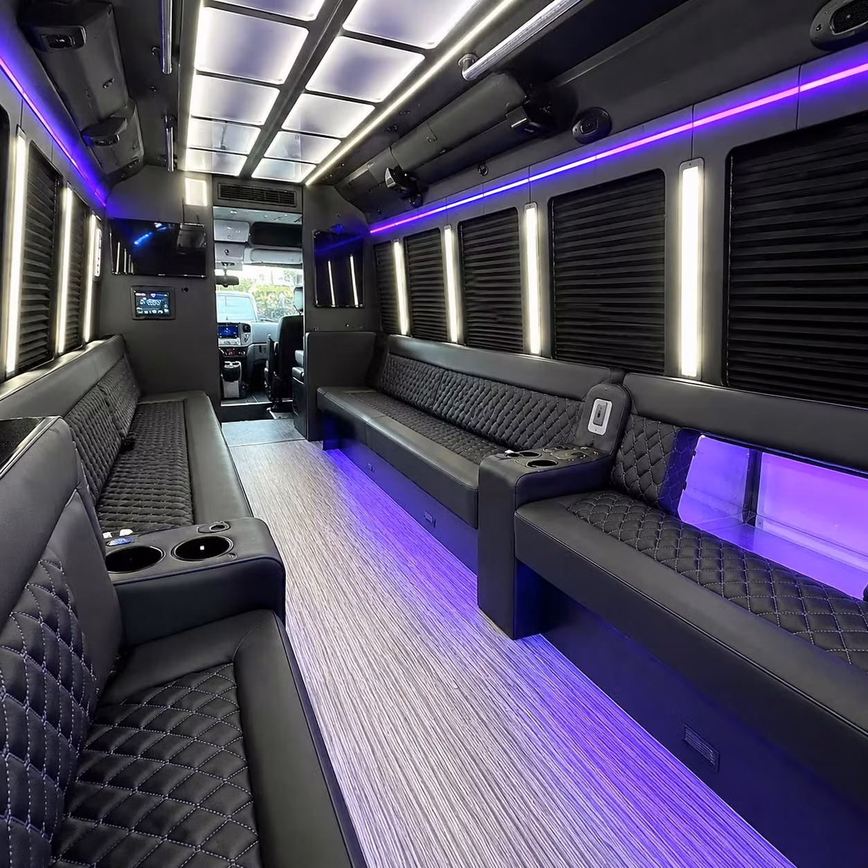 party bus interior
