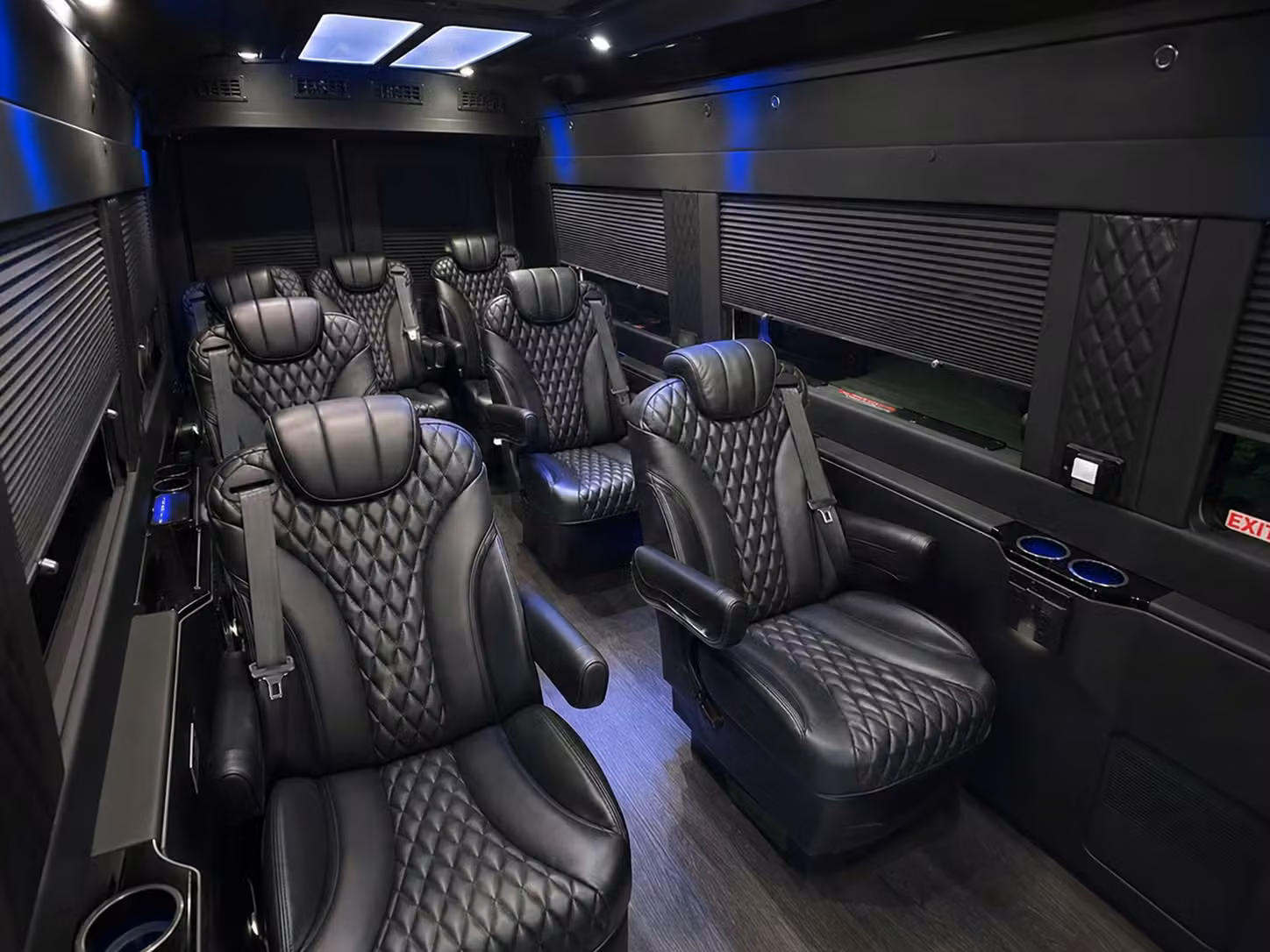 sprinter van with driver inside