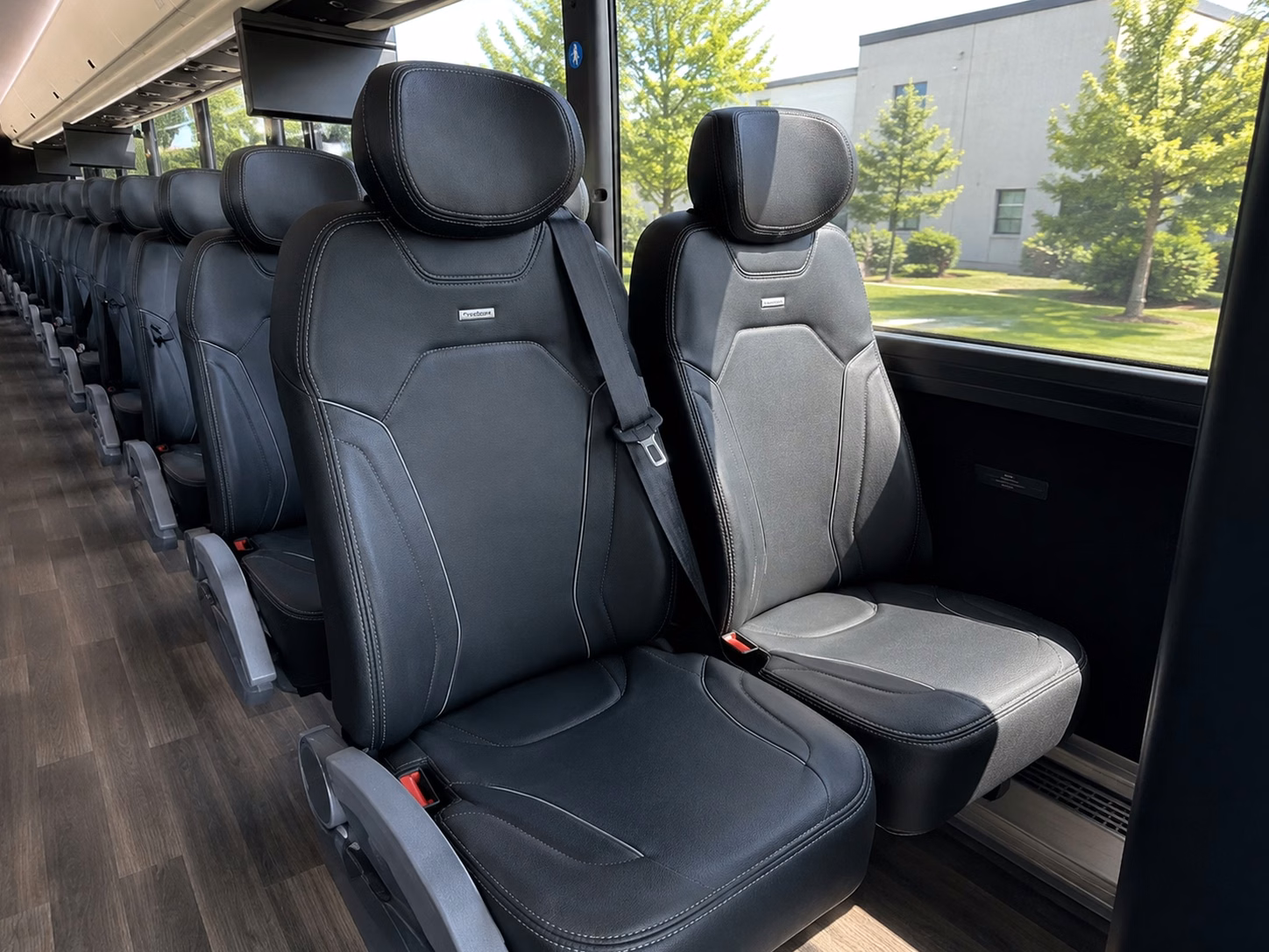 west covina charter bus interior