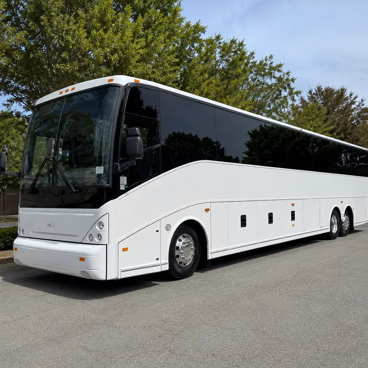 west covina charter bus rental exterior