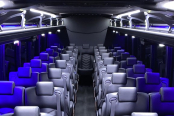 West Covina Charter Bus Interior