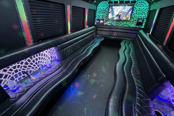 West Covina Limo Bus Interior